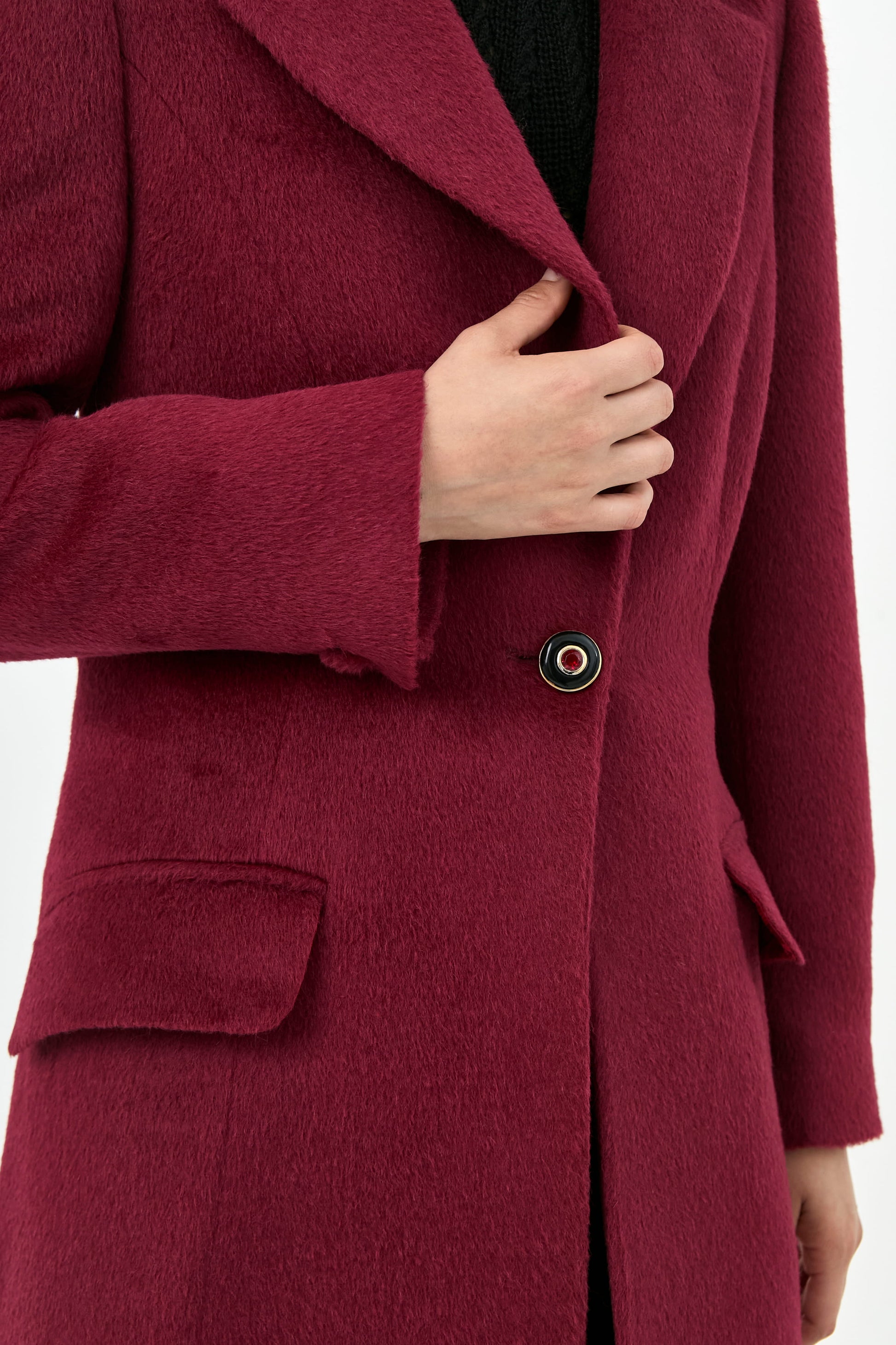 Suri Alpaca Coat | Leticia