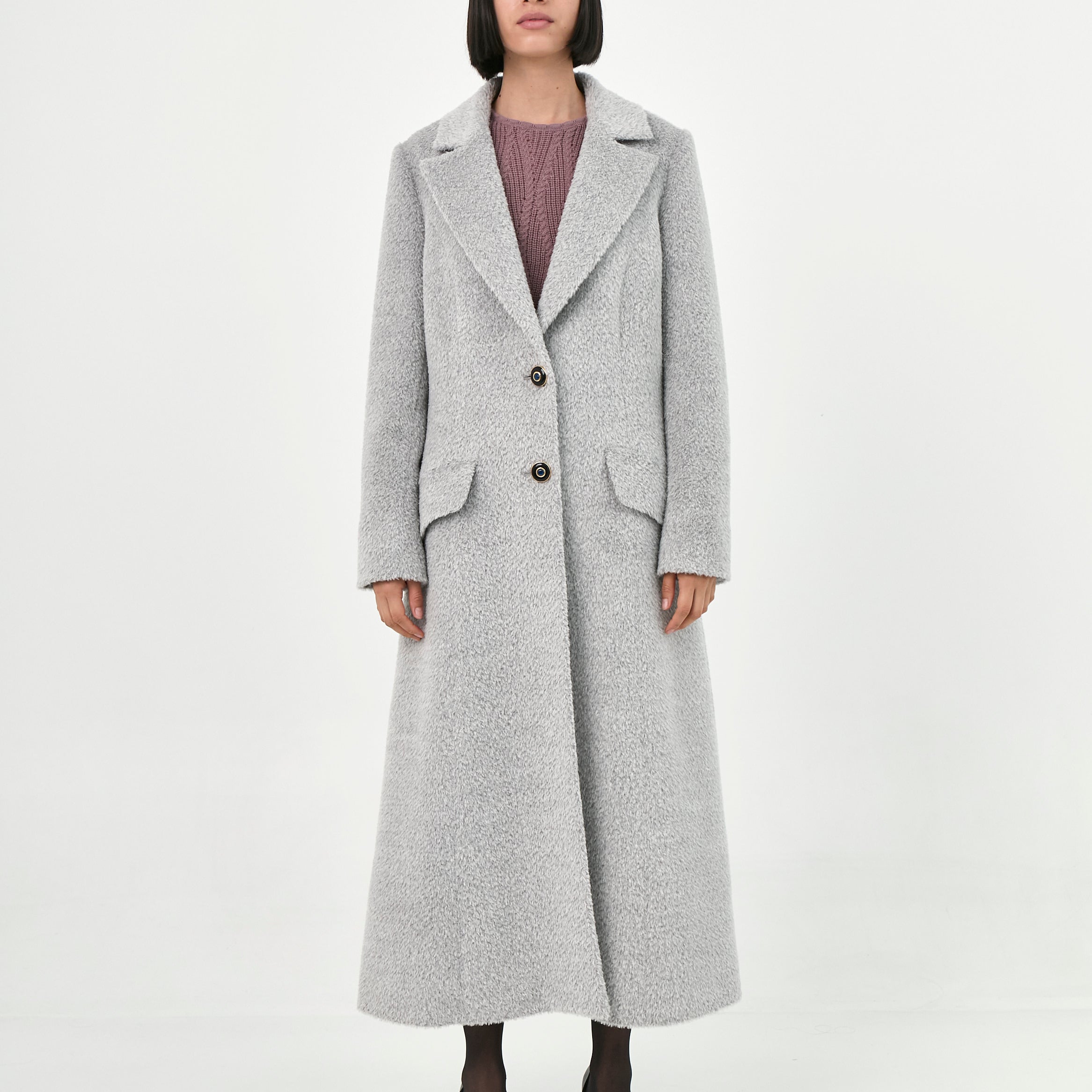 Suri Alpaca Maxi Coat | Yukimi