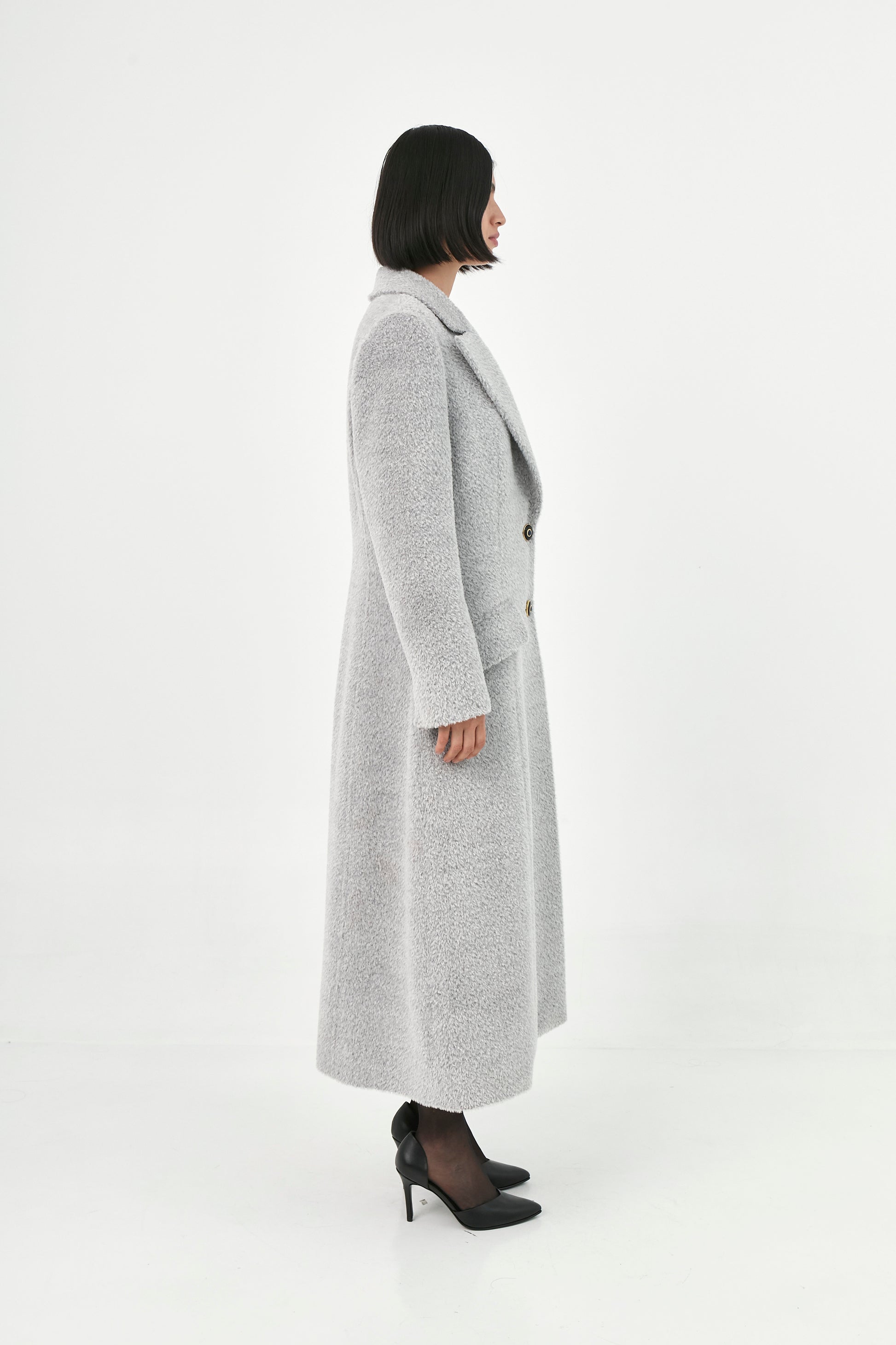 Suri Alpaca Maxi Coat | Yukimi