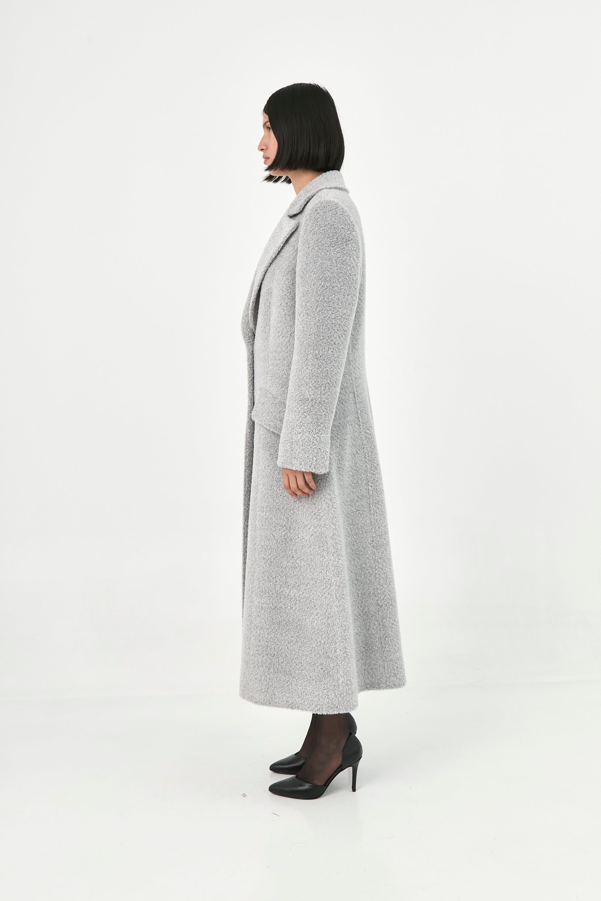 Suri Alpaca Maxi Coat | Yukimi