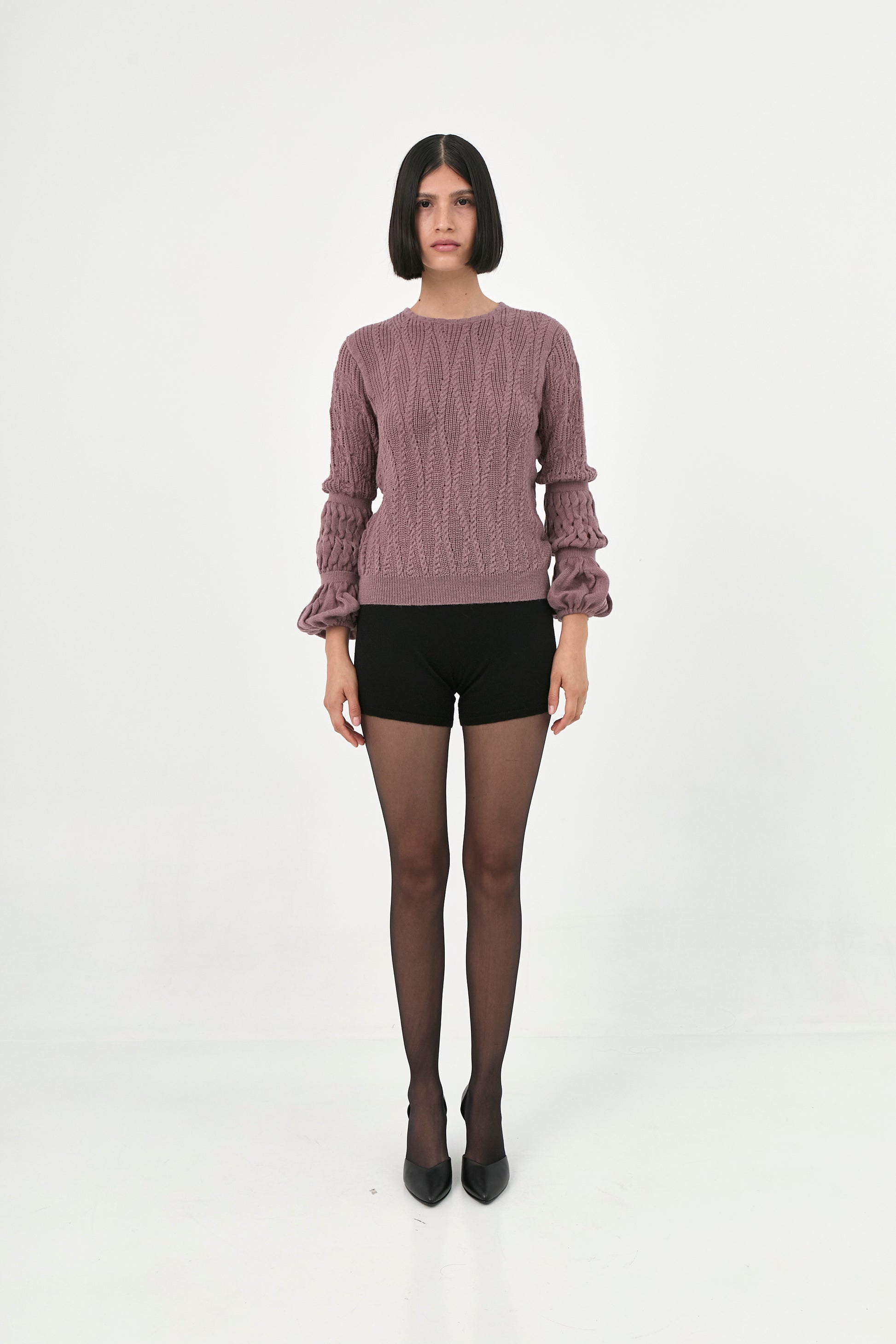 Baby Alpaca Sweater Fuchsia | Diana