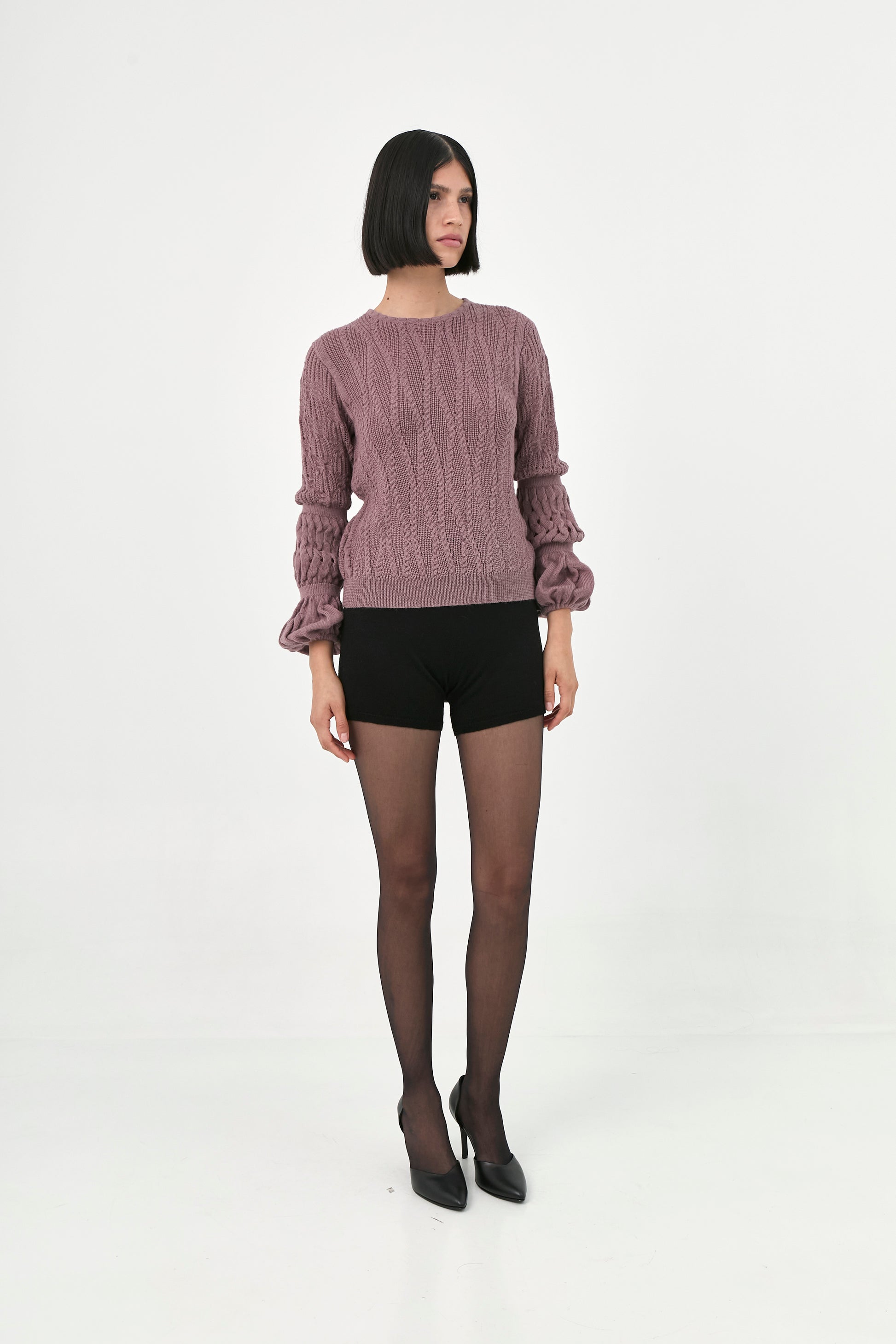 Baby Alpaca Sweater Fuchsia | Diana