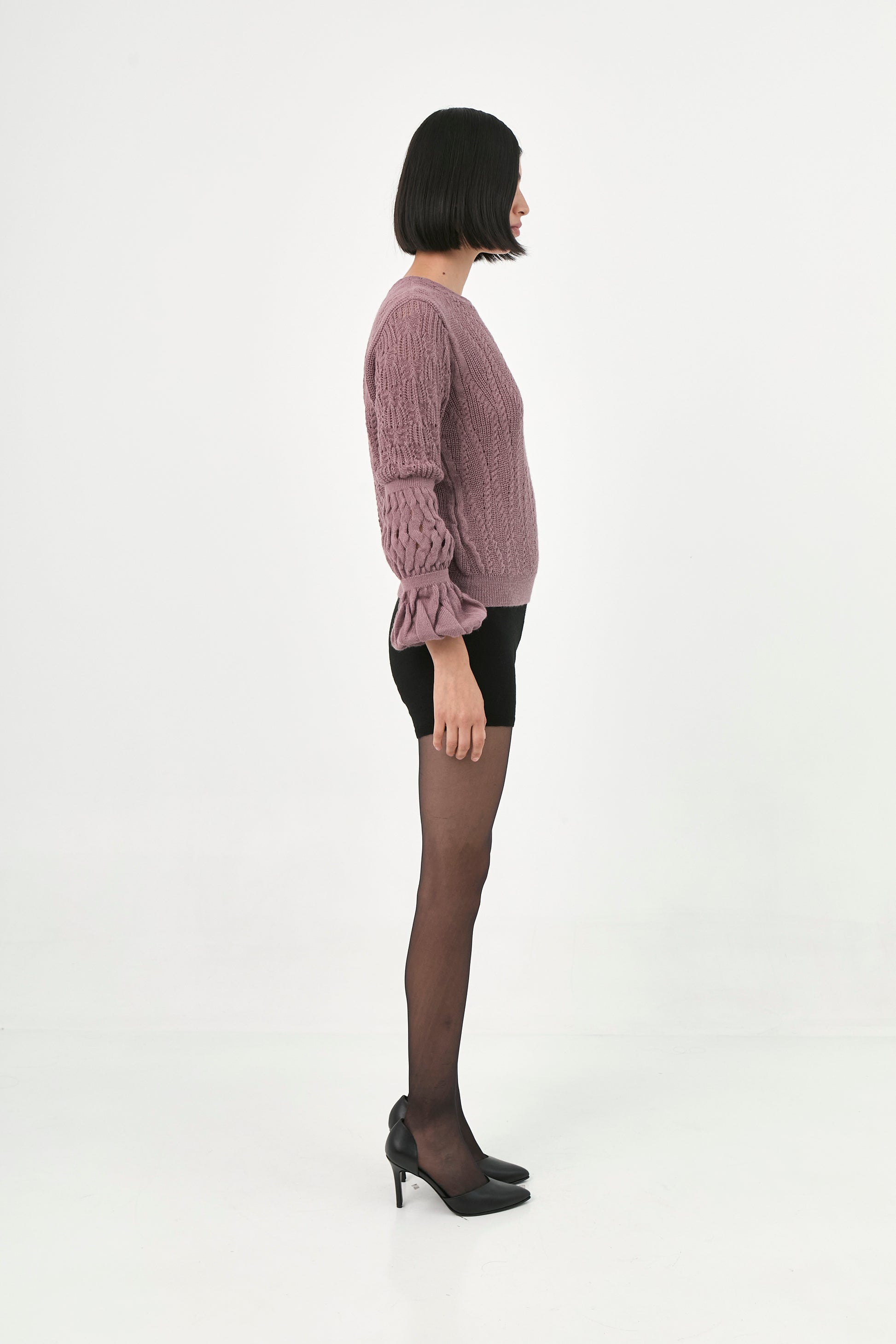 Baby Alpaca Sweater Fuchsia | Diana
