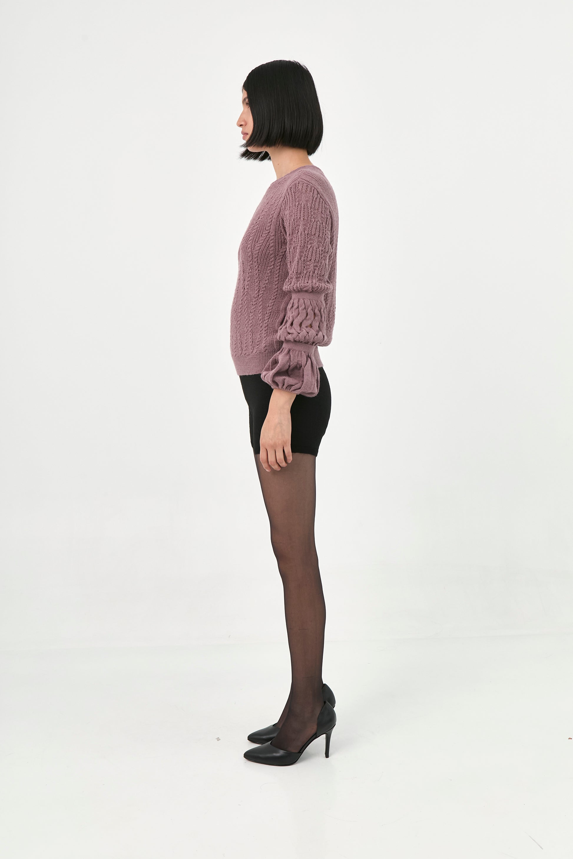 Baby Alpaca Sweater Fuchsia | Diana