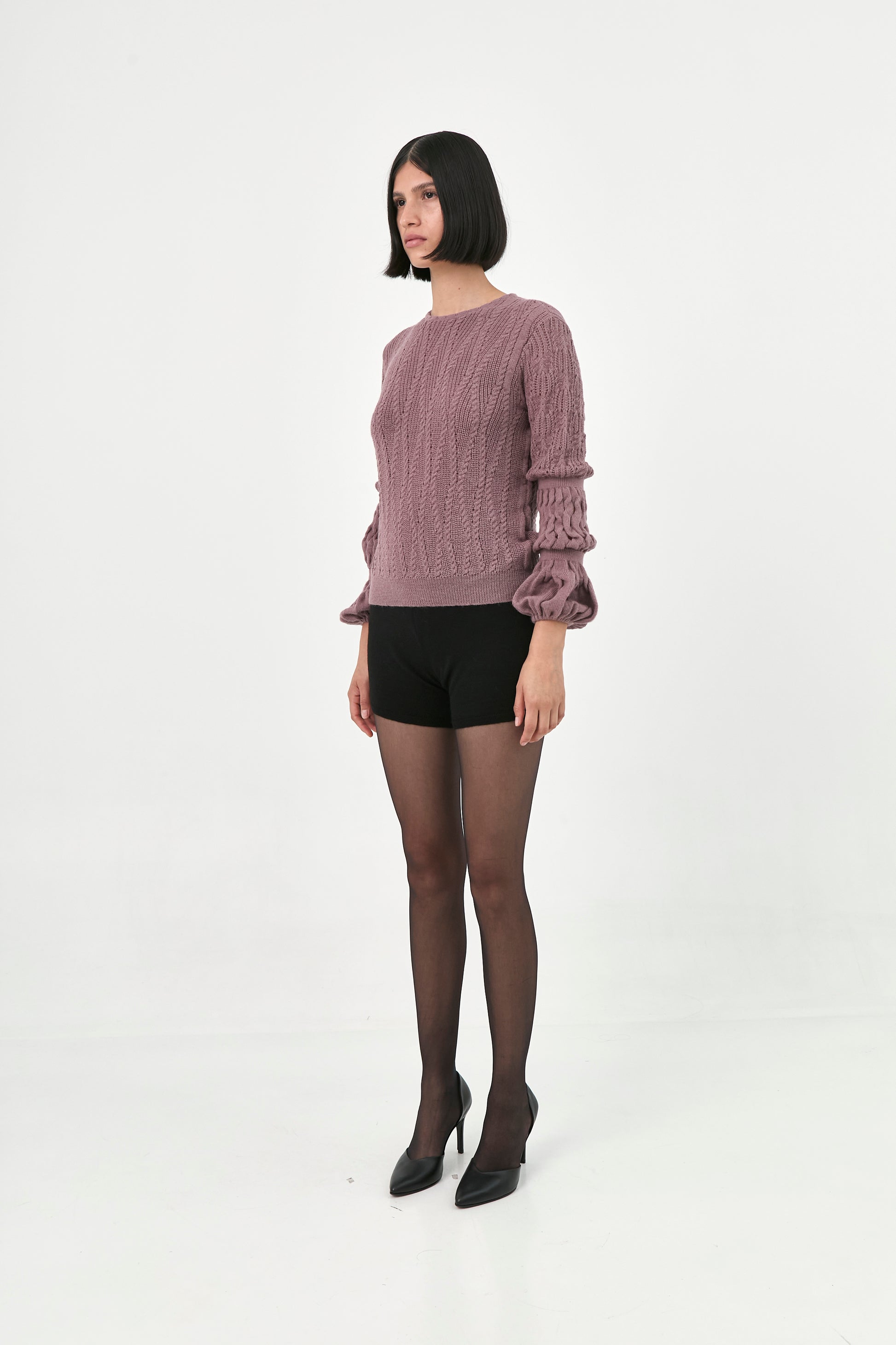 Baby Alpaca Sweater Fuchsia | Diana