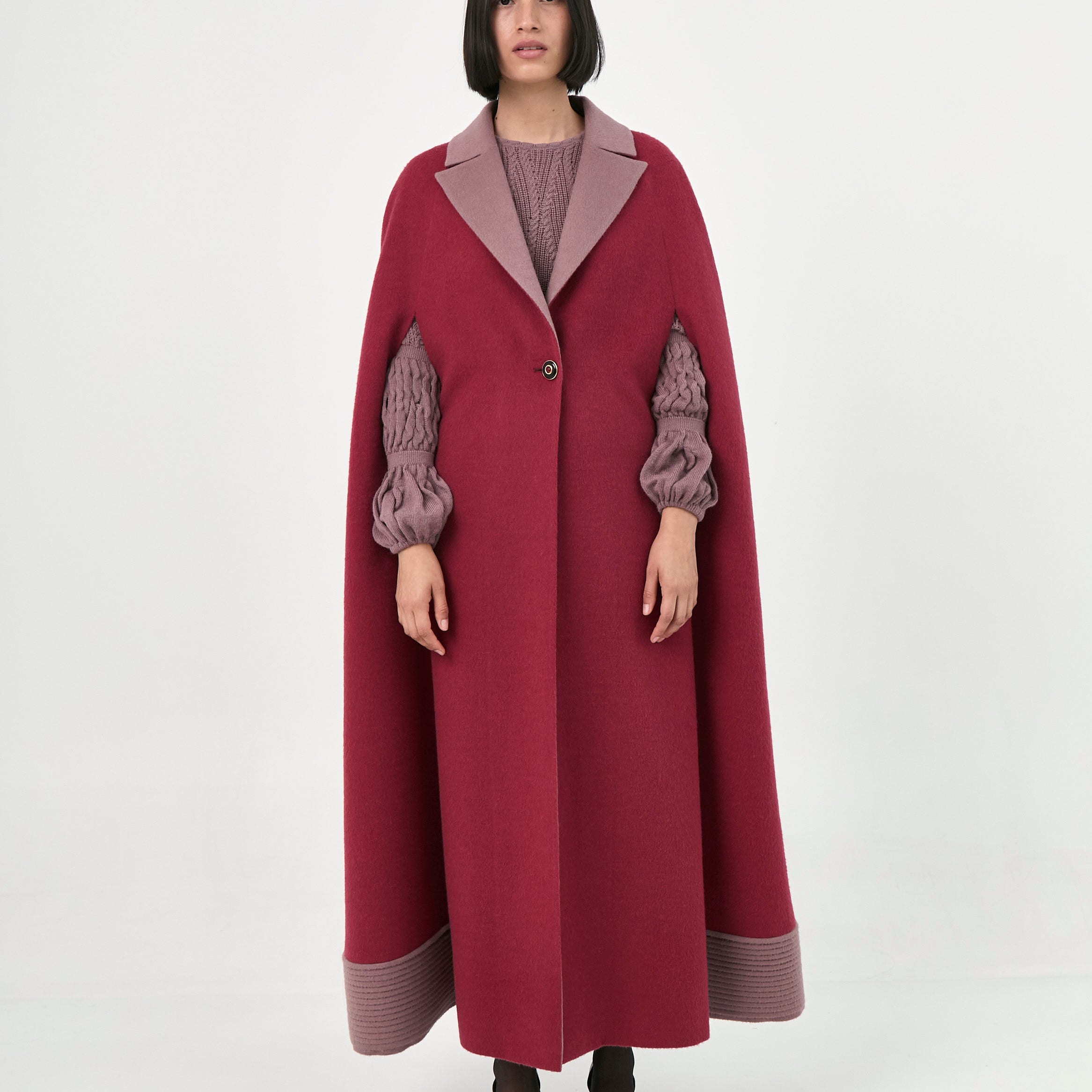 Maxi Baby Alpaca Cape Coat | Tatianna