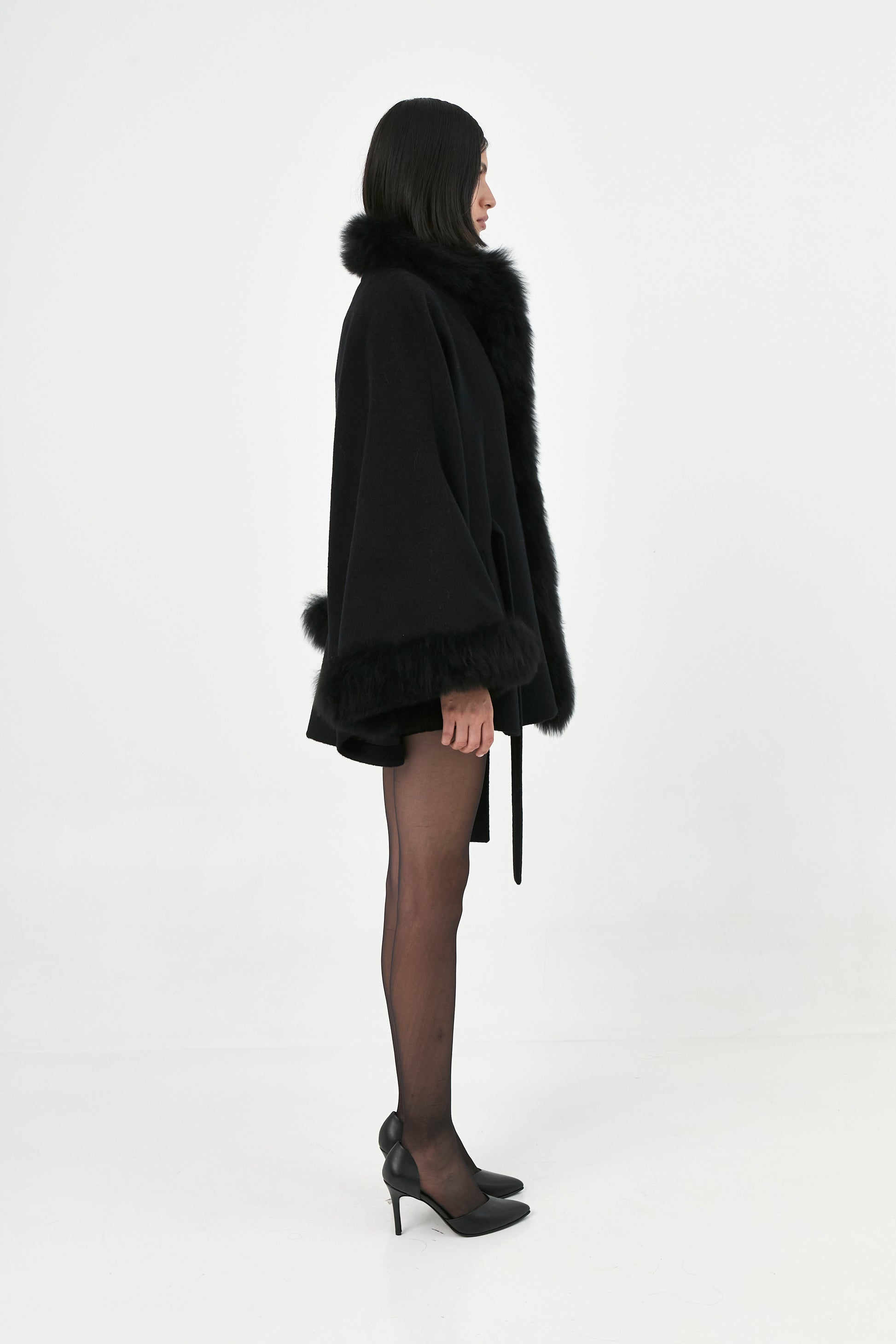 Baby Alpaca Cape Soleil | Classic Tones