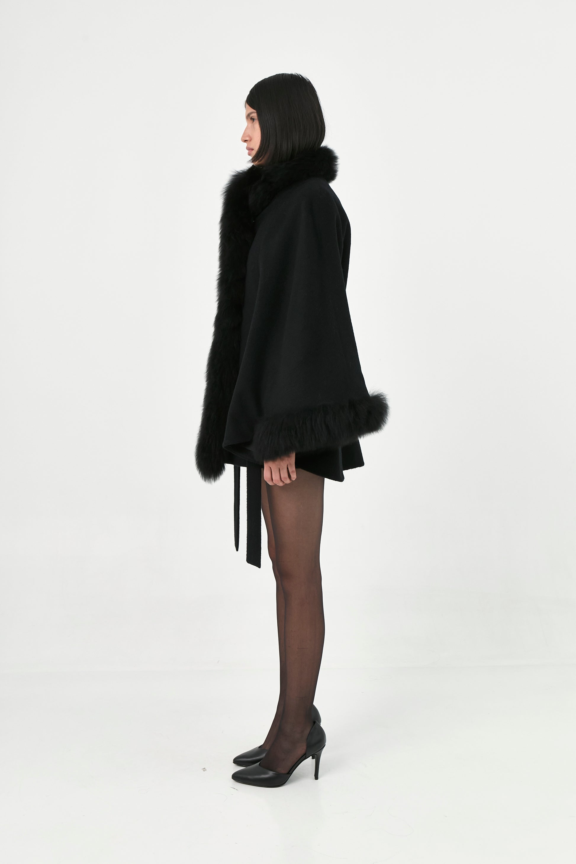Baby Alpaca Cape Soleil | Classic Tones