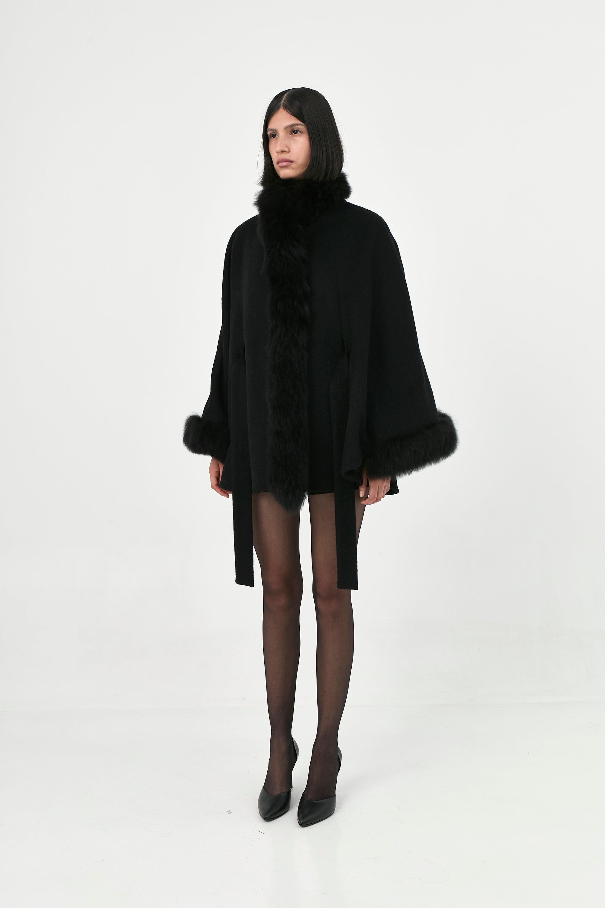 Baby Alpaca Cape Soleil | Classic Tones