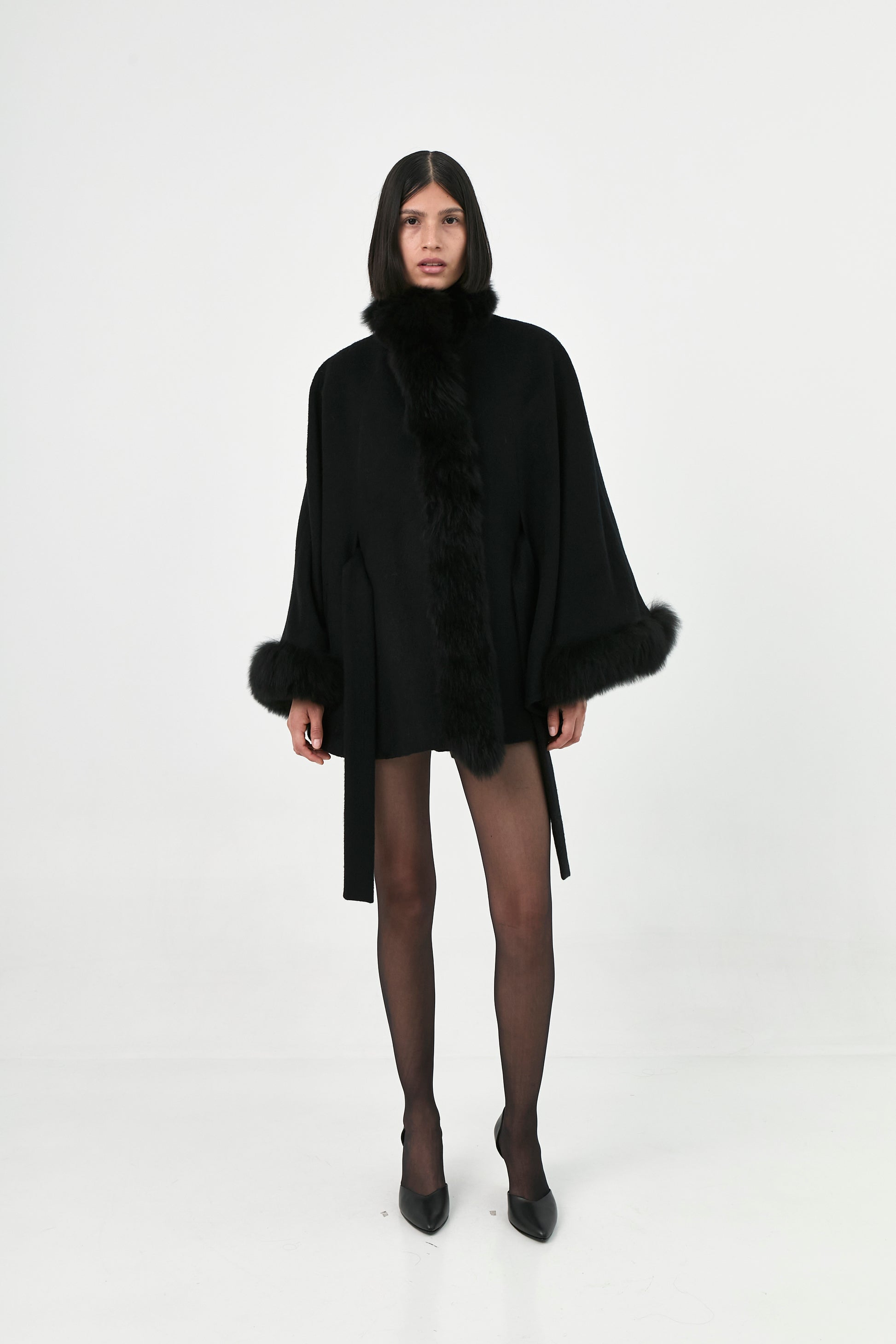Baby Alpaca Cape Soleil | Classic Tones