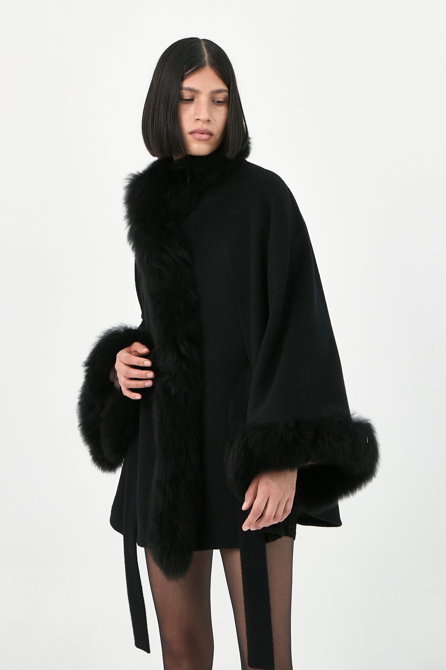 Baby Alpaca Cape Soleil | Classic Tones