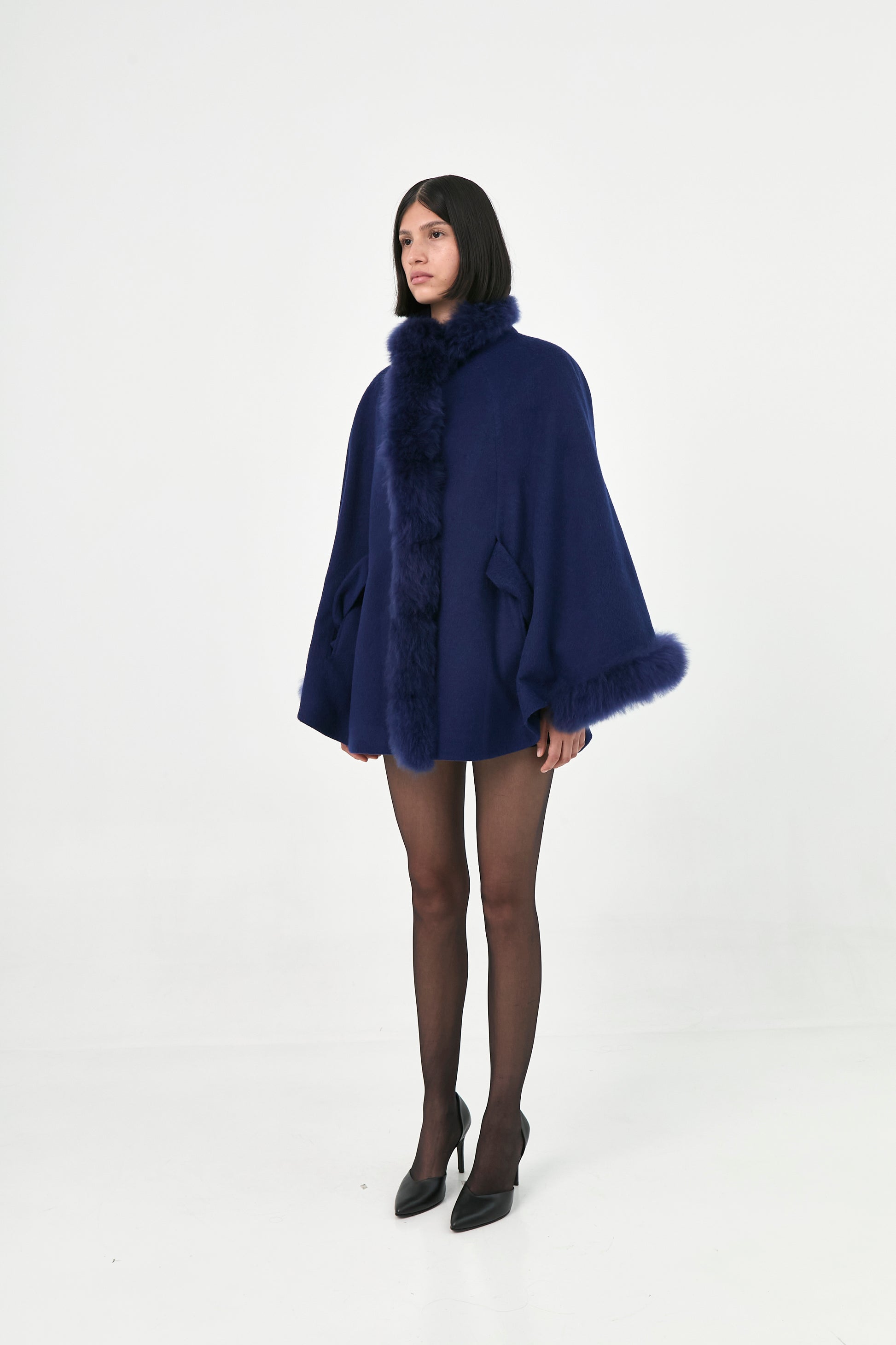 Baby Alpaca Cape Soleil | Classic Tones
