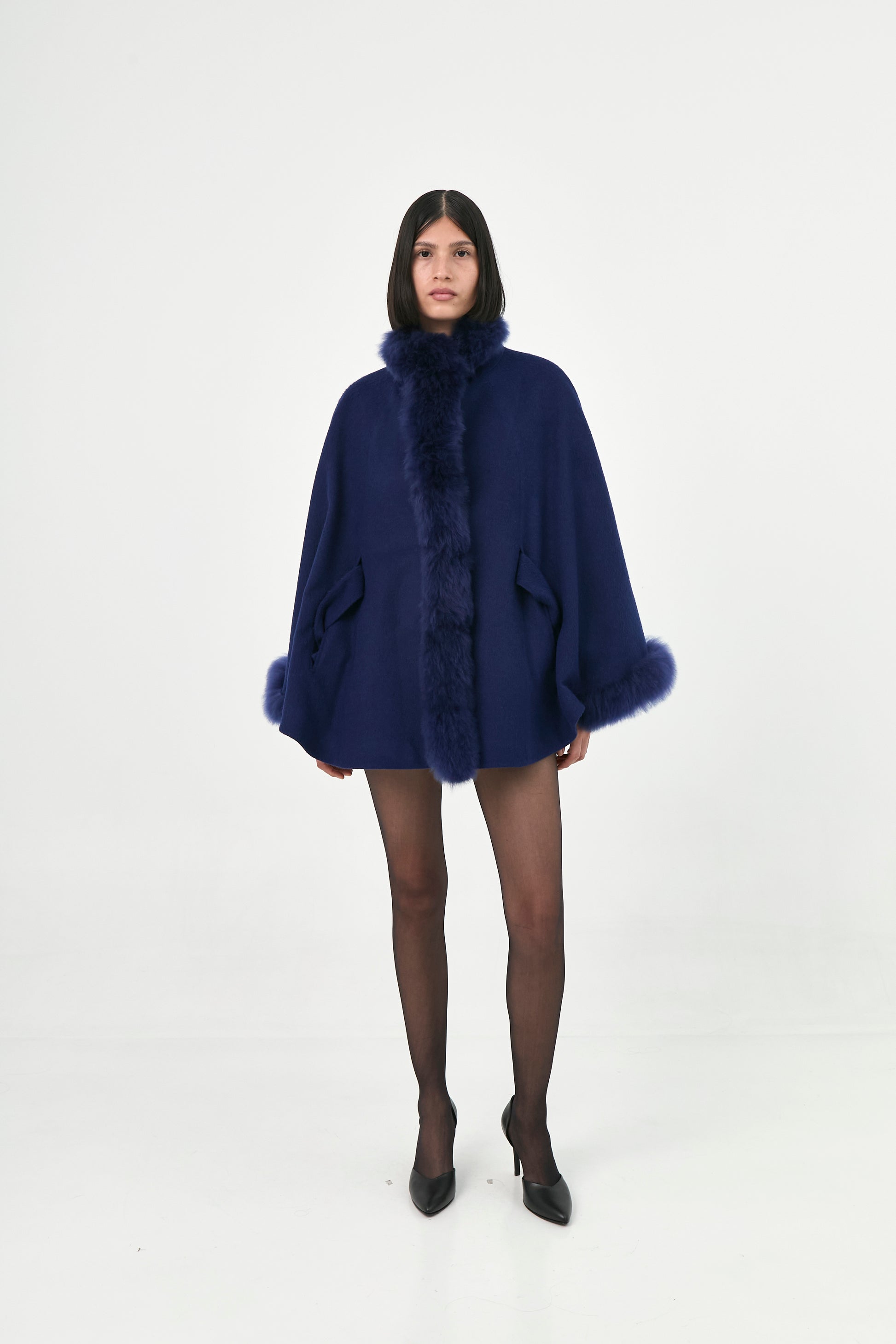 Baby Alpaca Cape Soleil | Classic Tones