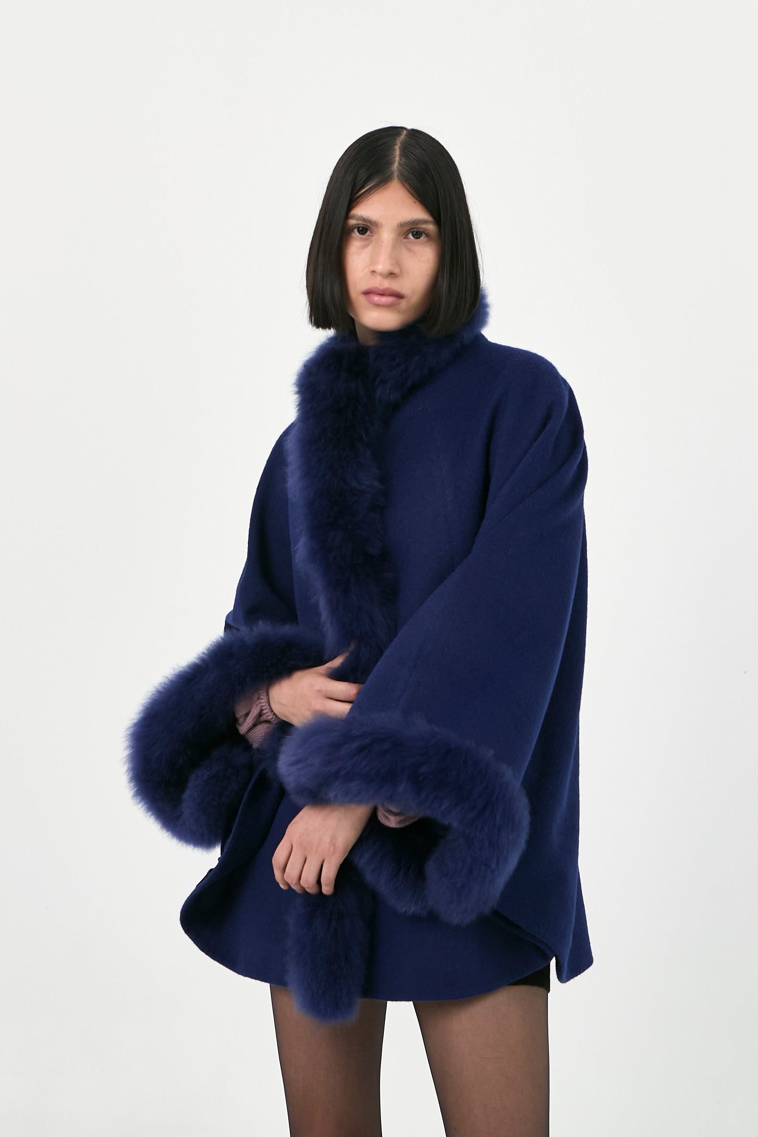Baby Alpaca Cape Soleil | Classic Tones