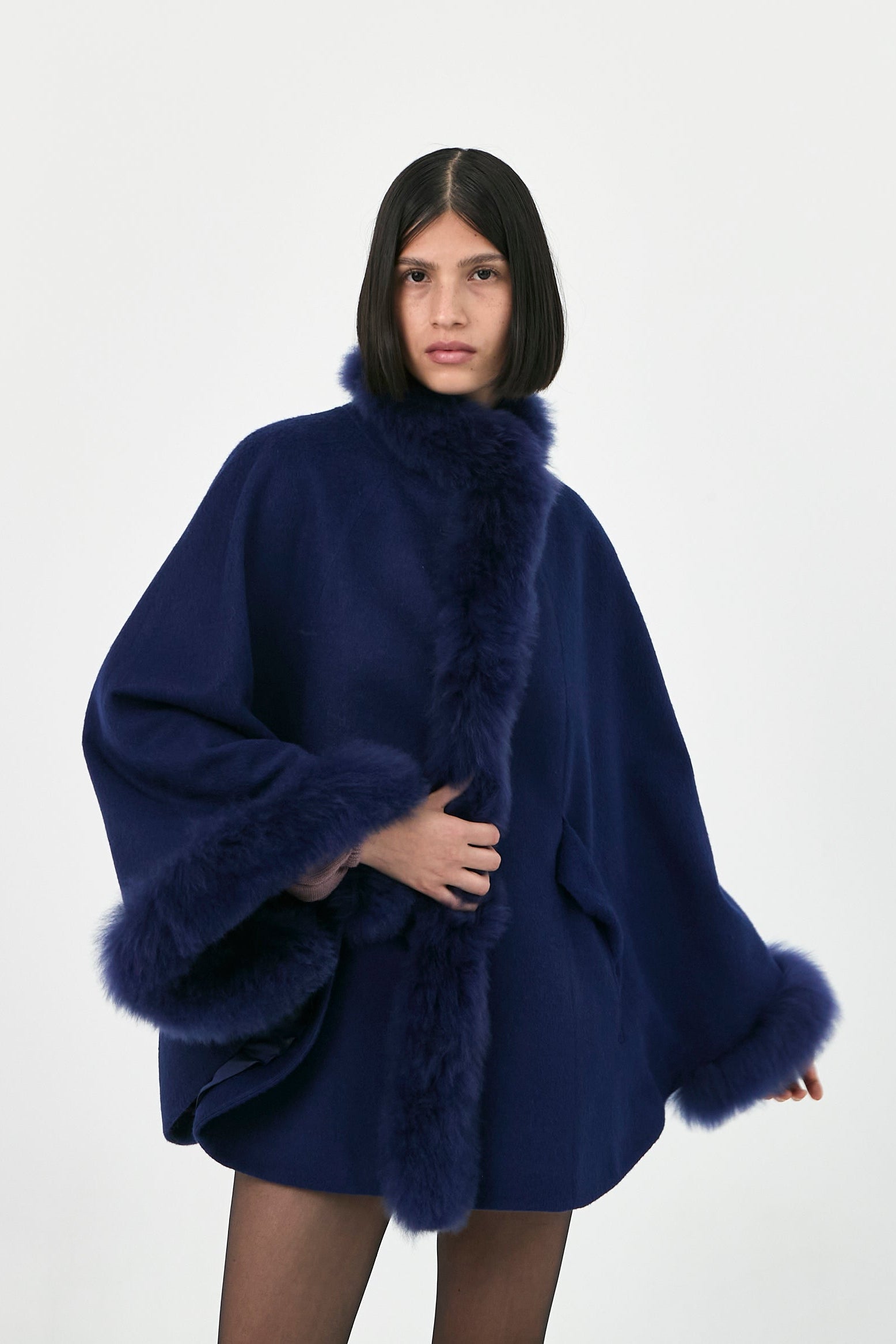 Baby Alpaca Cape Soleil | Classic Tones