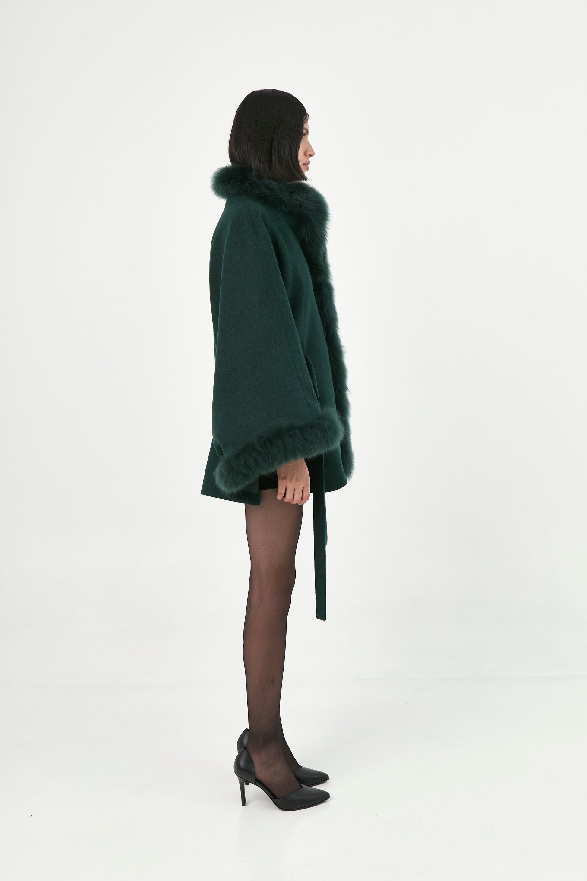 Baby Alpaca Cape Soleil | Seasonal Tones