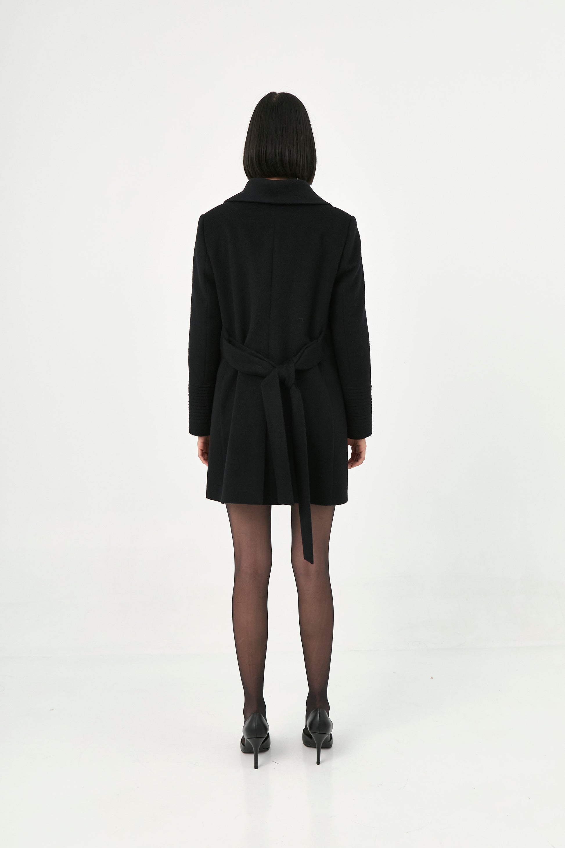 Baby Alpaca Mid-Length Coat | Adela