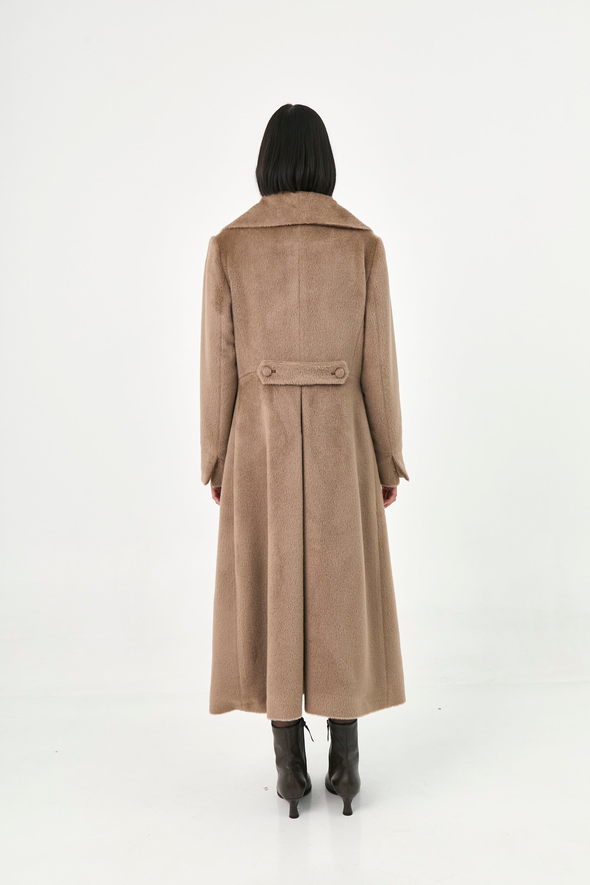Long Hair Suri Alpaca Coat | Zara