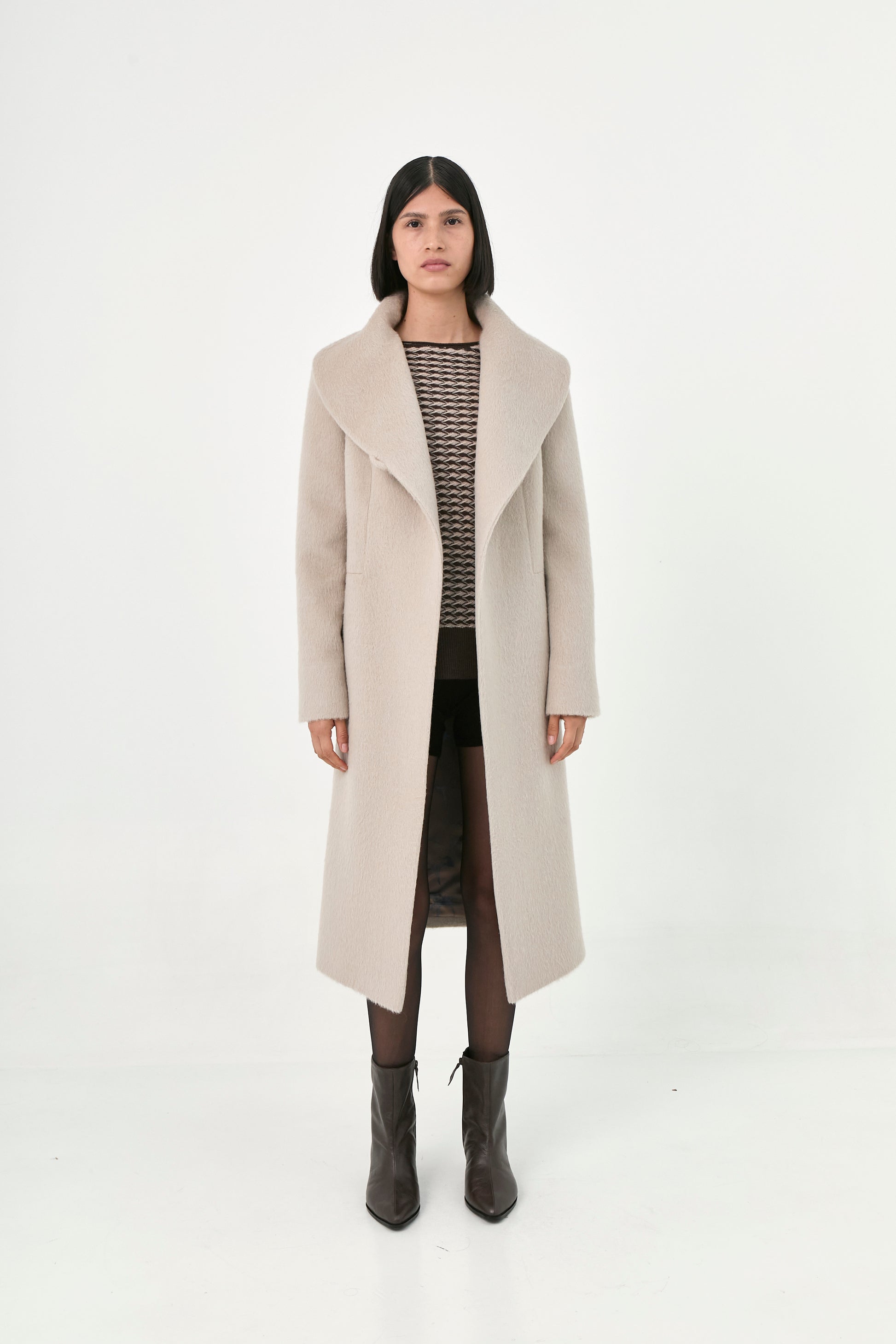 Suri Alpaca Coat | Loren