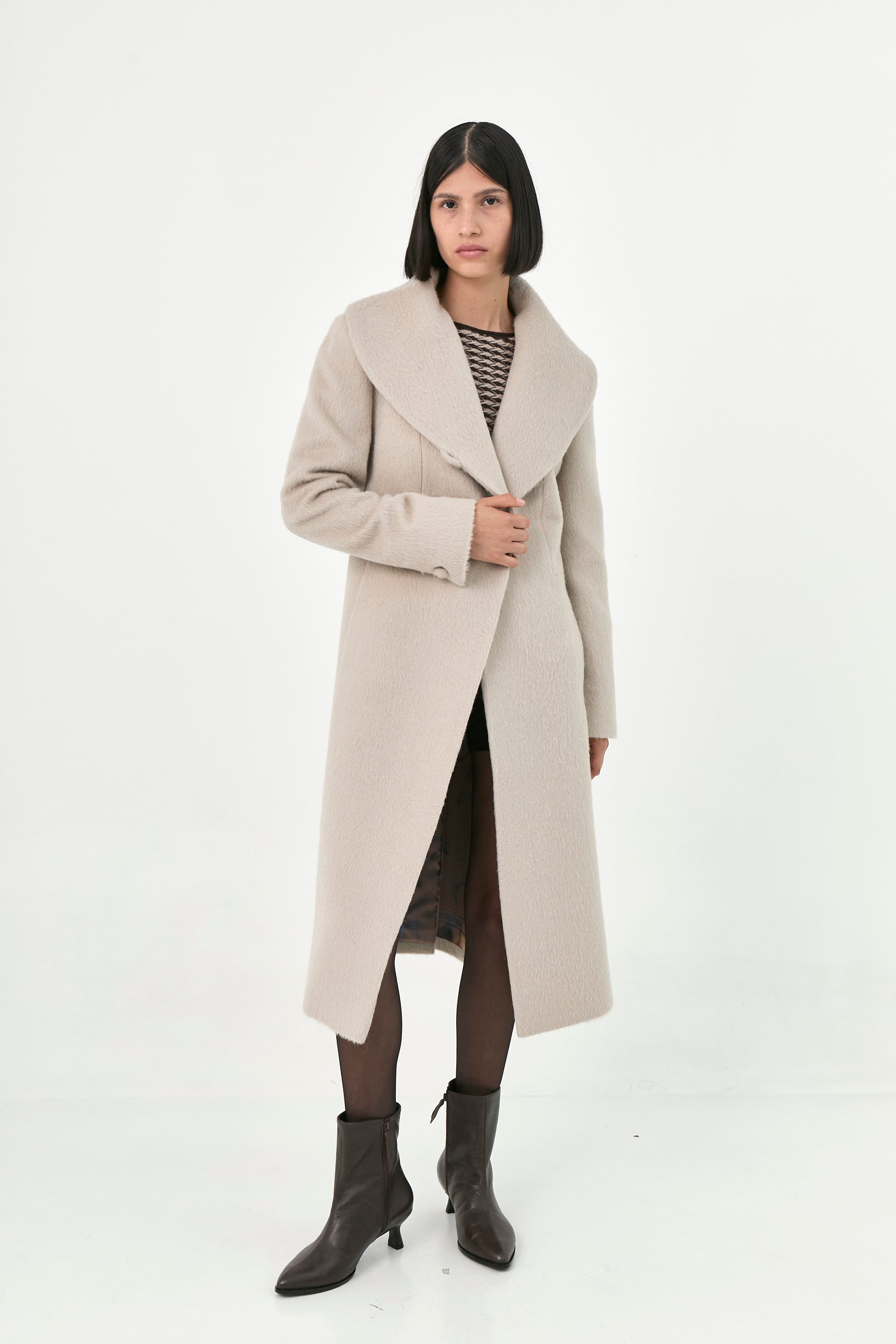 Suri Alpaca Coat | Loren