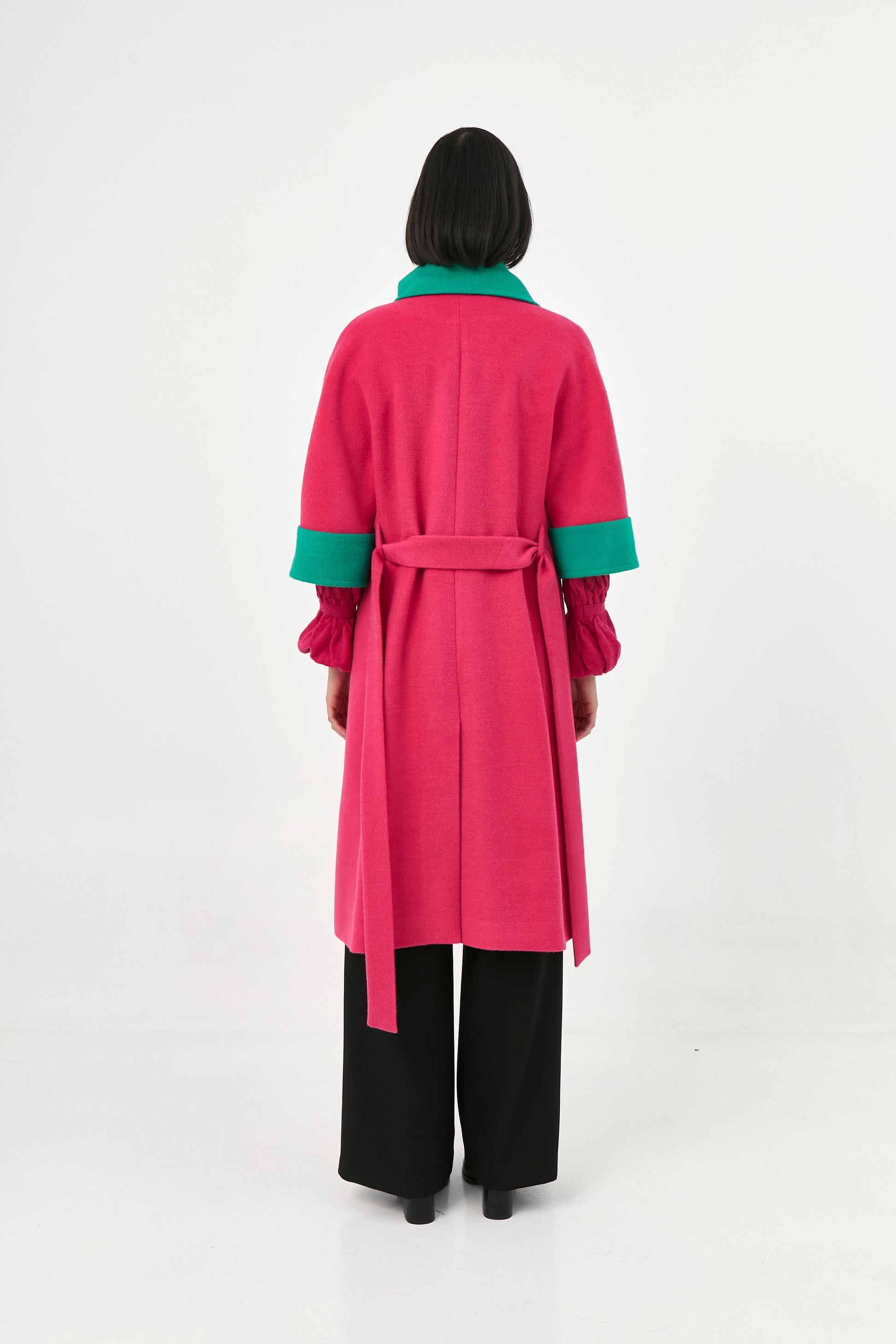 Short Sleeve Baby Alpaca Coat | Elisse