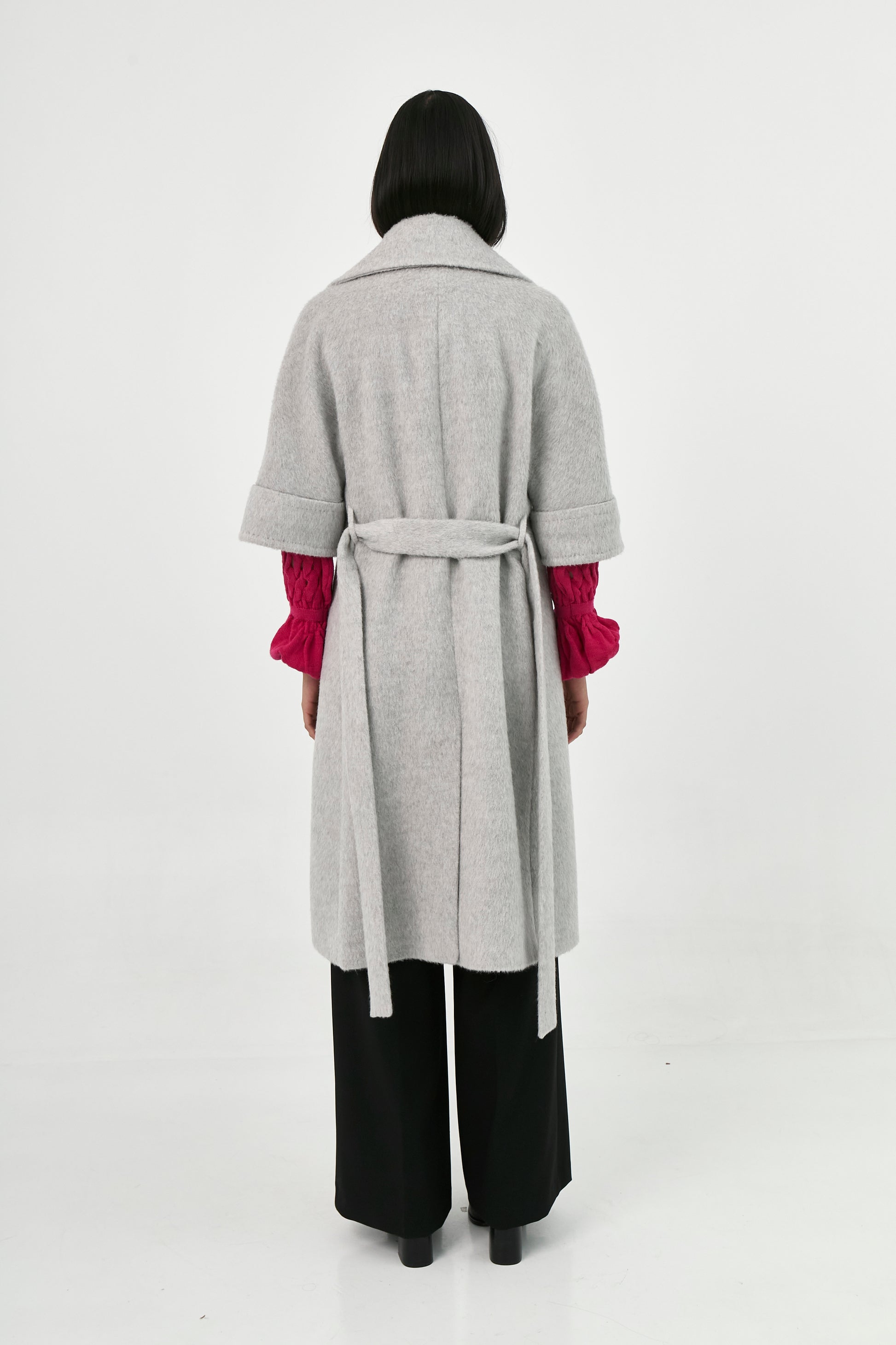 Short Sleeve Suri Alpaca Coat | Elisse