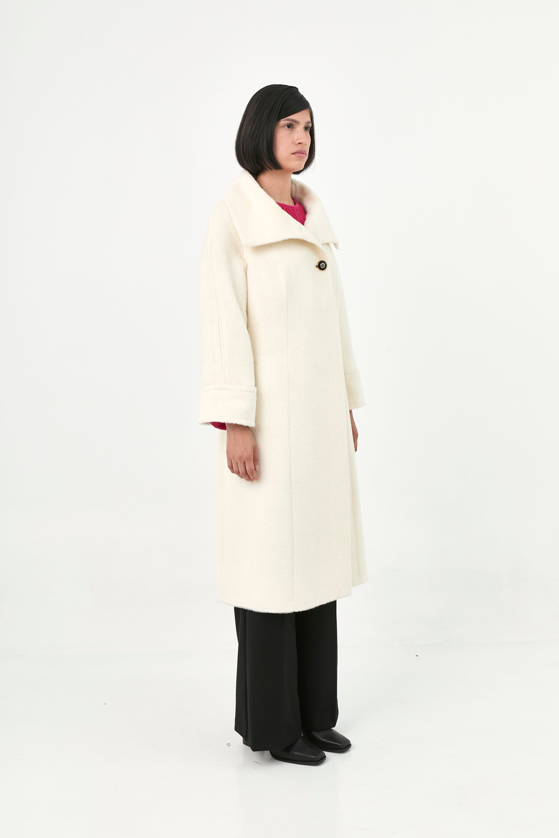 Suri Alpaca Zibeline Coat | Tiziana
