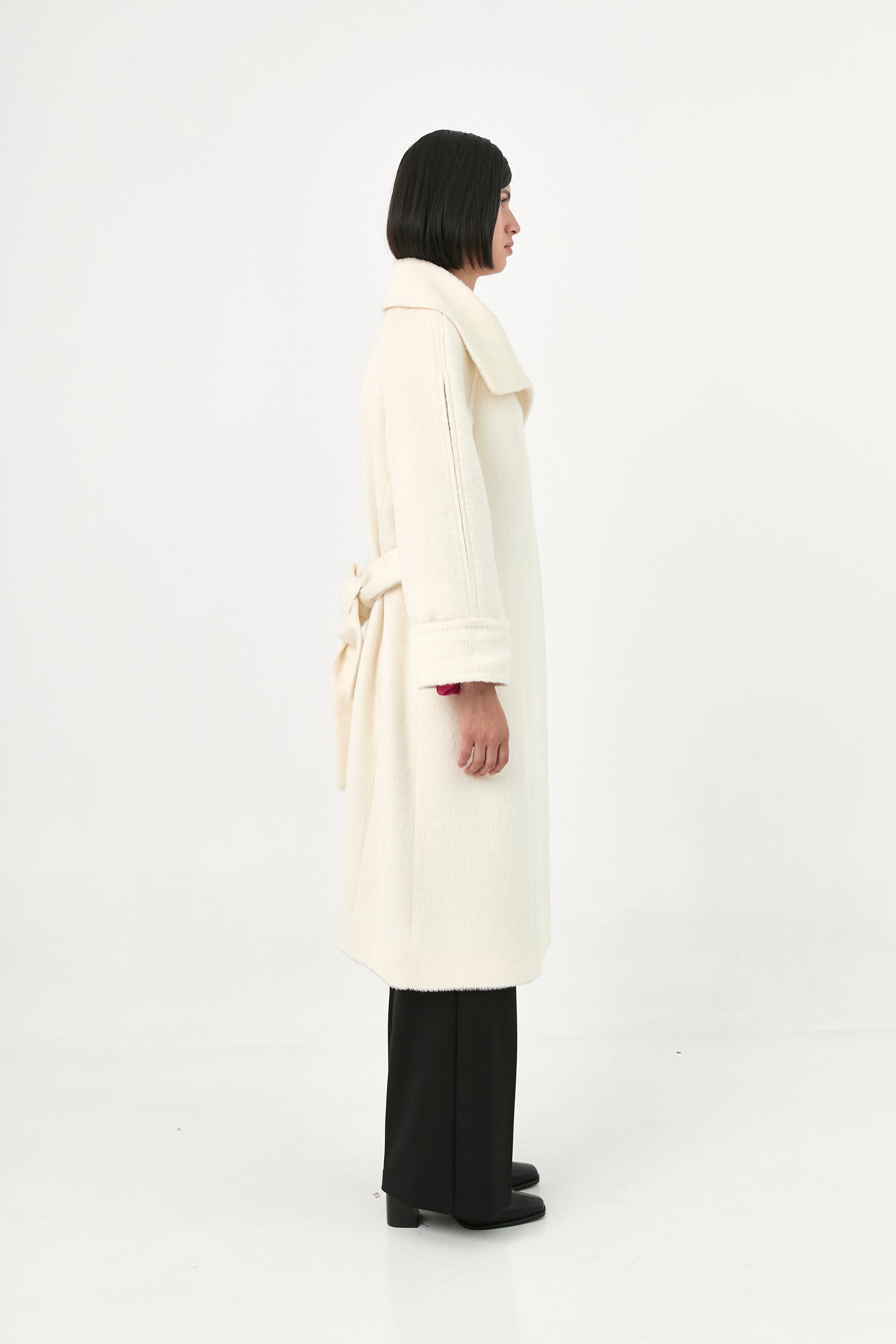 Suri Alpaca Zibeline Coat | Tiziana