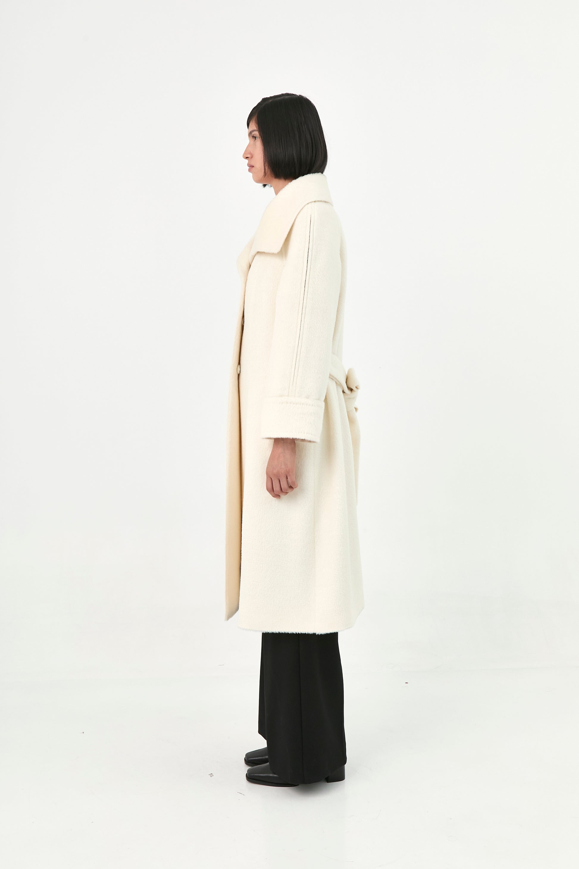 Suri Alpaca Zibeline Coat | Tiziana