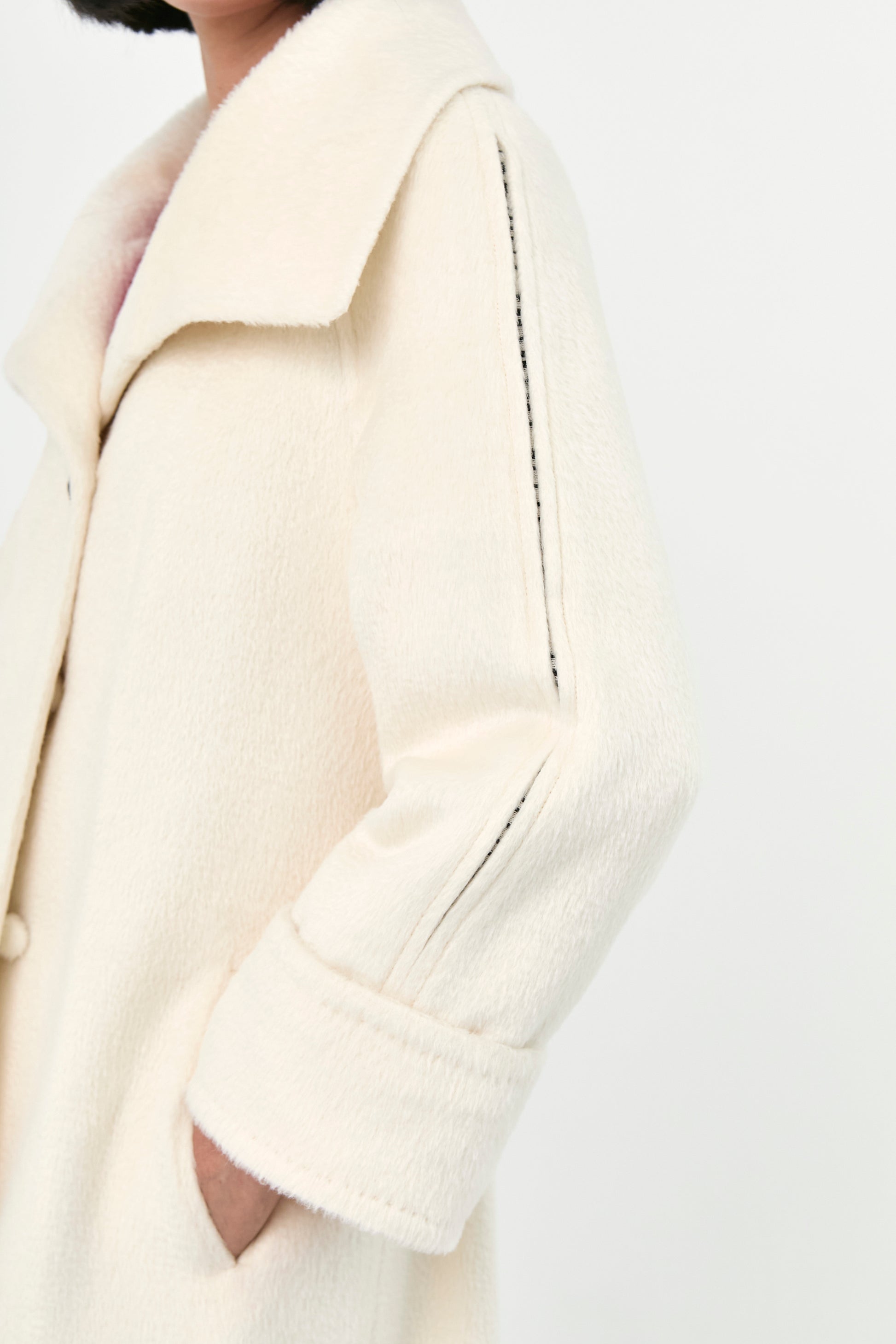Suri Alpaca Zibeline Coat | Tiziana