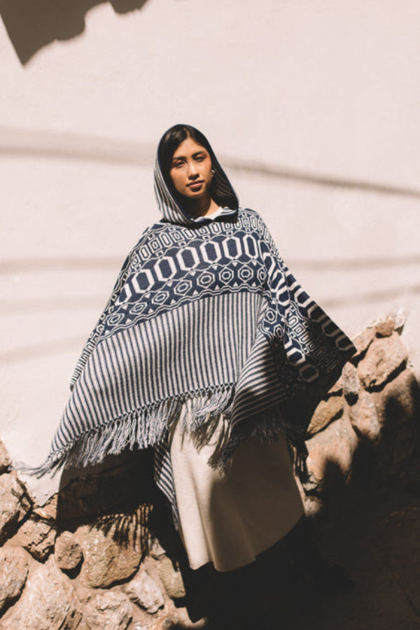 poncho mujer