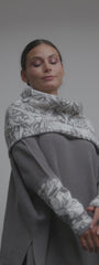 baby alpaca poncho from Peru for women